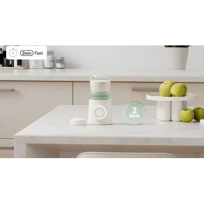 Chauffe Biberon Portable Sans Fil Momcozy Idéal pour les Sorties & Déplacements Chauffe Biberon Portable Sans Fil Momcozy Idéal pour les Sorties & Déplacements