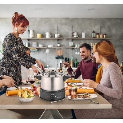SEVERIN FO2470 Appareil à fondue Électrique 1500W Noir SEVERIN FO2470 Appareil à fondue Électrique 1500W Noir