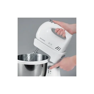 SEVERIN Batteur électrique HM 3816 Inox blanc gris