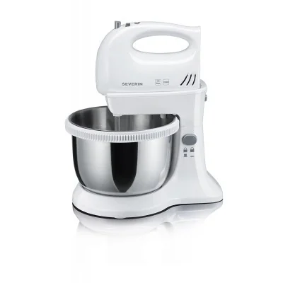 SEVERIN Batteur électrique HM 3816 Inox blanc gris