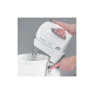 SEVERIN Batteur électrique HM 3810 Blanc gris